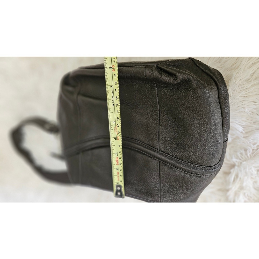 Vintage Stone Mountain Brown leather shoulder bag - Picture 10 of 12